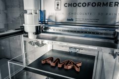 AMX-Logo made of best swiss chocolate