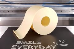 toilet paper made of chocolate