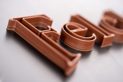 Felchlin-Logo detail made of Maracaibo Clasificado 65%